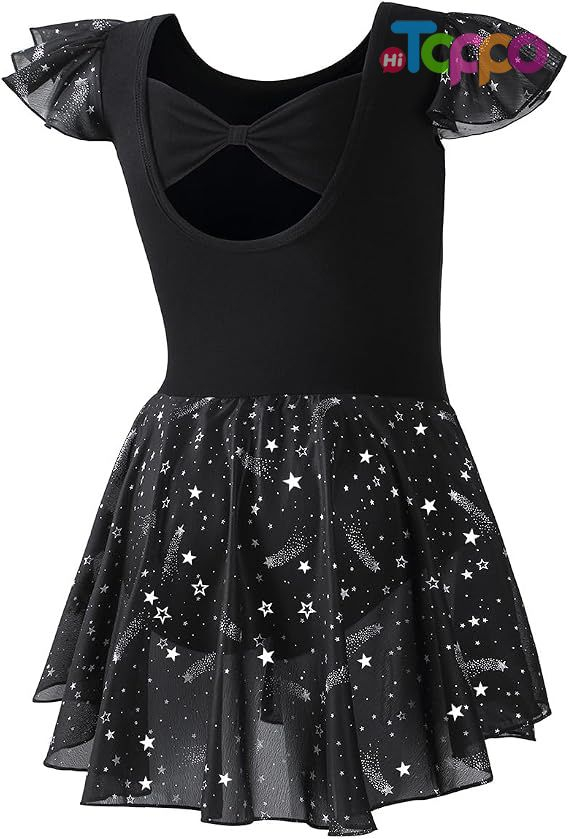 Girls Ballet Leotards Toddler Shiny Dance Leotard Dresses