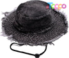 Wholesale Cotton Denim Distressed Bucket Sun Hat