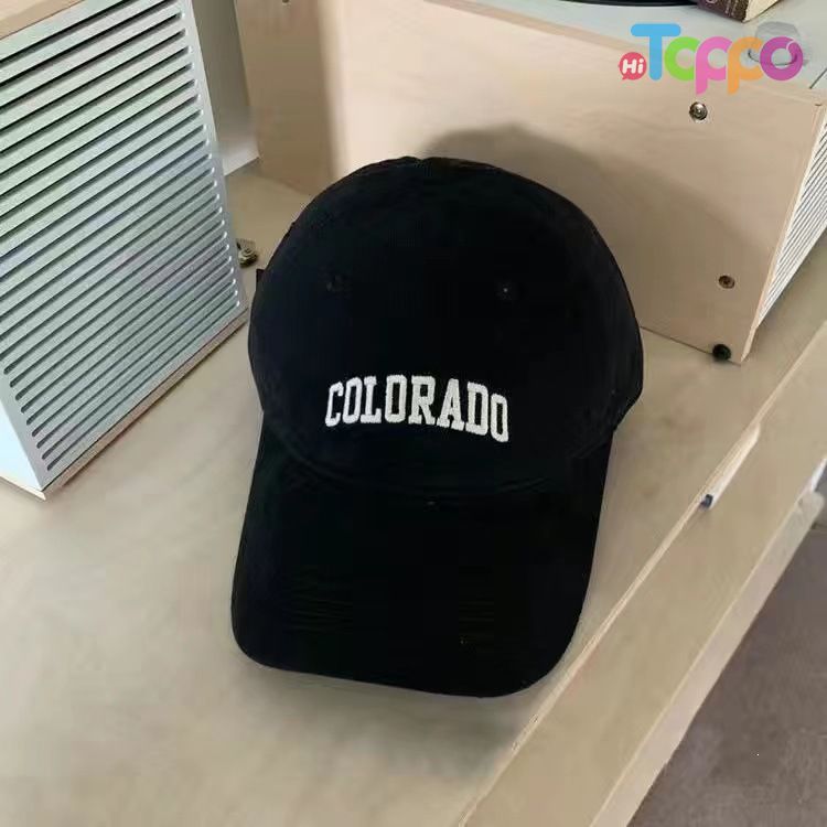 Unstructured Vintage Colorado Embroidered Baseball Cap | Hard Top Cotton Dad Hat 