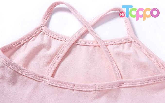 Toddler Girls Ballet Dance Leotards Skirt Ballerina Ballet Outfit Dresses Camisole Puff Sleeve
