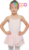 Toddler Girls Ballet Dance Leotards Skirt Ballerina Ballet Outfit Dresses Camisole Puff Sleeve
