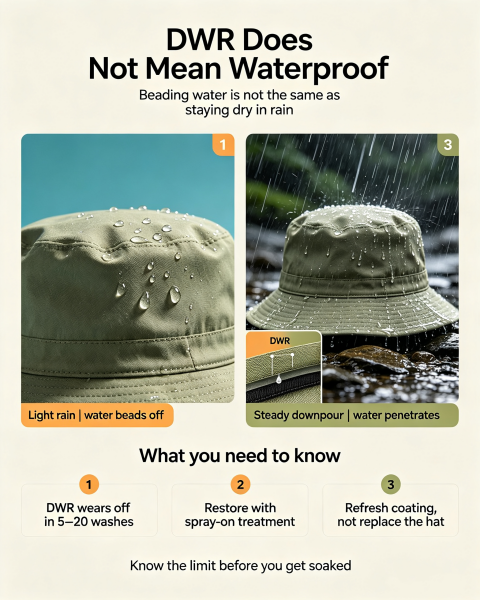 DWR Hat Waterproof? What It Can and Cannot Handle