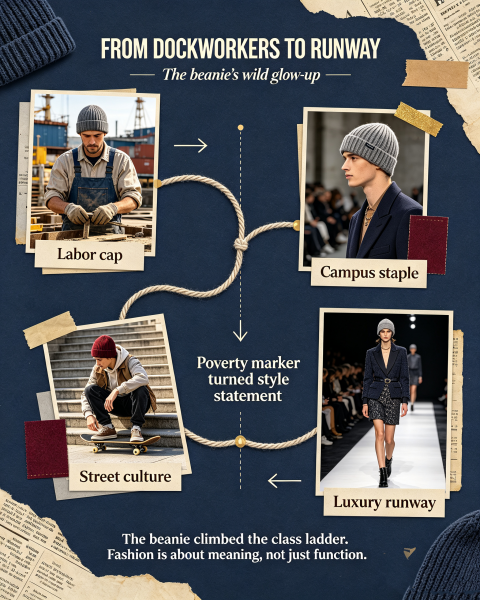 How a Worker‘s Hat Conquered the Runway
