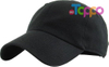 Classic Unisex Cotton Adjustable Low Crown Baseball Cap Plain Dad Hat