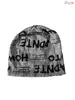 New Personalized Letter Velvet Lightweight Cool Men's Hat Unisex Casual Beanie Cap