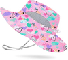 Outdoor UPF 50+ Quick Dry Foldable Lightweight Adjustable Fishing Kids Sun Bucket Hat