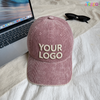 Custom Washed Corduroy Baseball Caps with Embroidery Logo