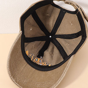 boys excavator embroidery hat