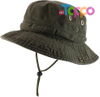 Big Oversized Jungle Boonie Bucket Hat with Chin String Fits Upto XXXL