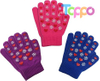 Hot Gift 3 Pairs Knit Warm Stretch Gripper Children Magic Glove 4-14 Years Kids Winter Gloves 
