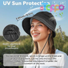 Custom Label Quick-Dry Hiking Packable Foldable UV Sun Lightweight Bucket Hat 
