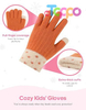 Wholesale Full Finger Stretchy Knitted Gloves Soft Warm Winter Gloves 6 Pairs of Set