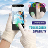 Hot Sale Touchscreen Elastic Cuff Knit Womens Winter Gloves - Warm Soft Winter Gloves | 4 Pairs 