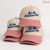 Custom USA Independence Day Baseball Caps with Embroidery
