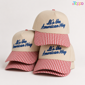 Custom USA Independence Day Baseball Caps with Embroidery