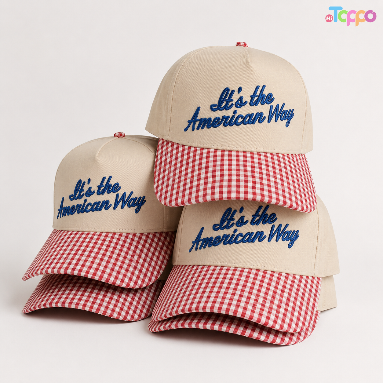 Custom USA Independence Day Baseball Caps with Embroidery