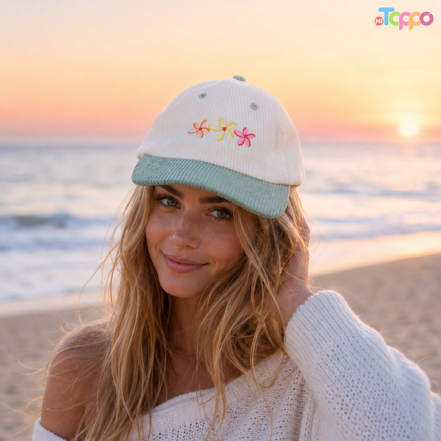 Custom Corduroy 6-panel Snapback Caps