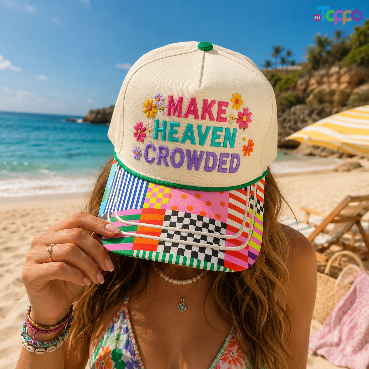 Custom 5-Panel Embroidered Snapback Caps
