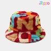 Women’s Creative Rainbow Print Bucket Hat Autumn & Winter Fashion Outdoor Hat