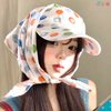 Women Fresh Watercolor Polka Dot Bandana Caps