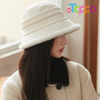 Hot Sale Vintage 1920s Cloche Hats Packable Winter Fleece Lined Bucket Hat 